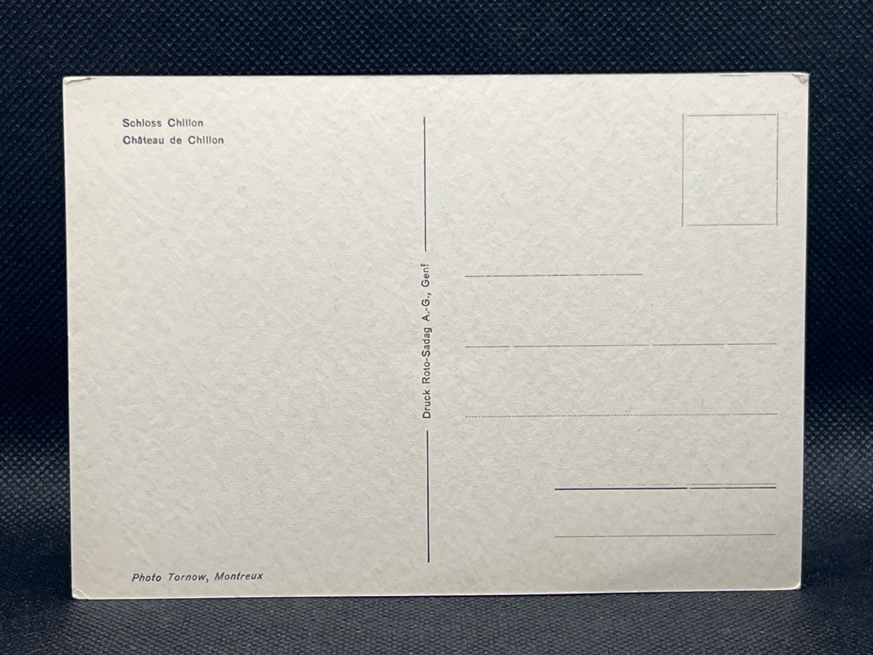 Cartoline postali: Schloss Chillon / Château de Chillon – Usato da Widnau venduto da Brusi9 1