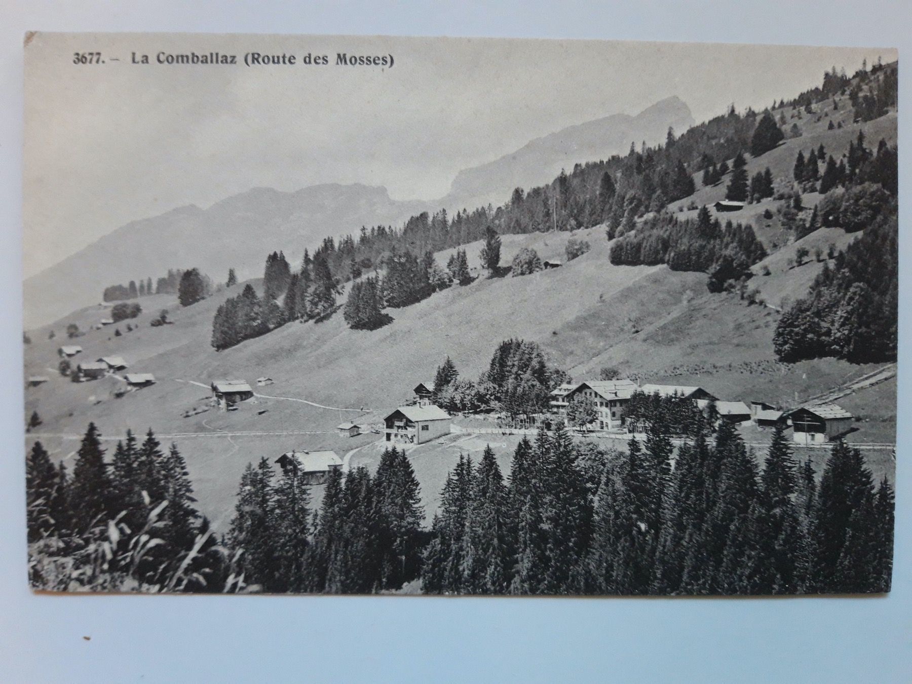 Cartoline postali: La Comballaz (Route des Mosses) – Usato da Sargans venduto da nicsam1815