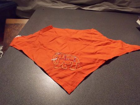 Halstuch 7/8 Oviesse girls, orange, Elef
