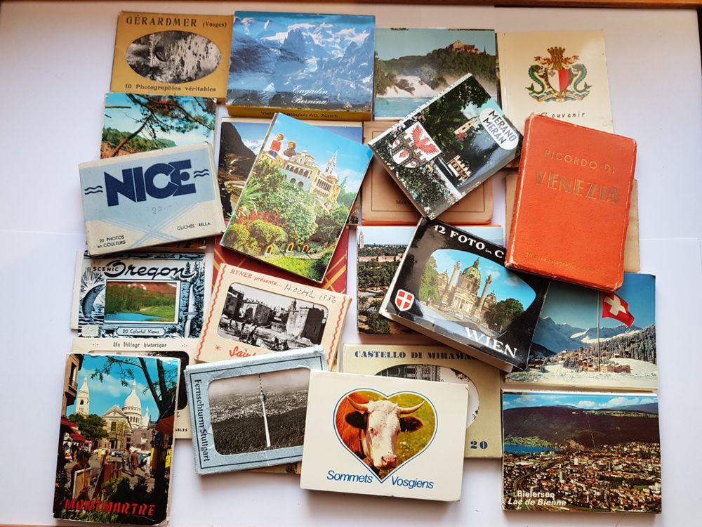 livrets de mini cartes postales 25 pièces (D'occasion) à Sonceboz ...