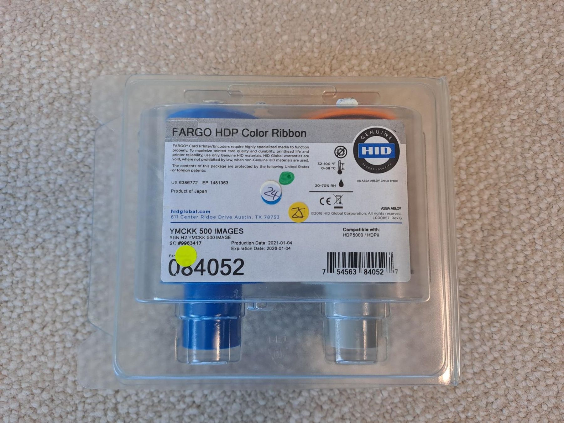 Stampanti: HID FARGO HDP5000 ID-Karten-Drucker – Nuovo e nell'imballaggio originale da Muttenz venduto da Convergint-Schweiz 2