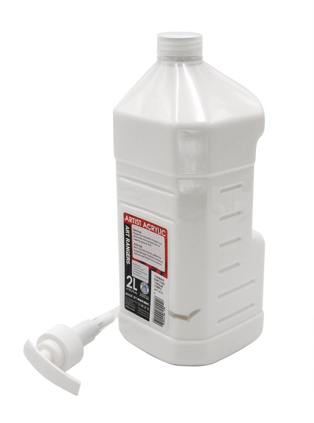 Farben: Acrylfarbe 2 Liter Weiss Titanweiss – Neu und originalverpackt aus Escholzmatt von crazyteam 2