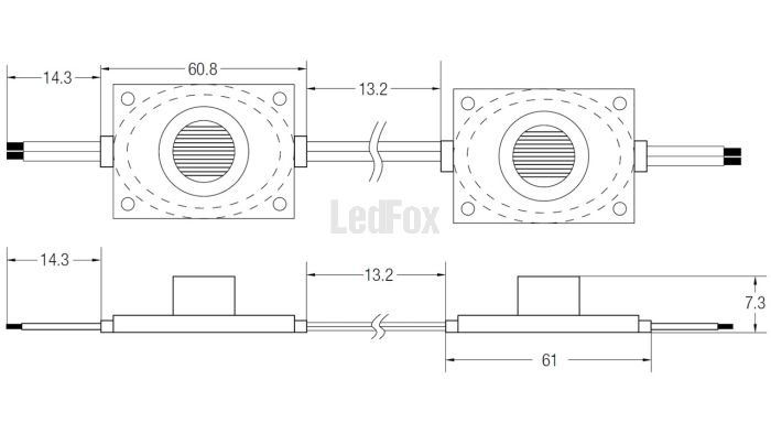 Guirlandes lumineuses: 90 x LED Uno Module Katweiss 12V 3.2W – Neuf (Voir description) à Reinach BL par LedFox 1