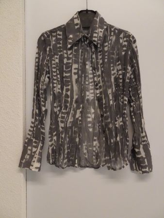 Wunderschöne Bluse von Bandolera grau Gr. XXS/32 - 240926