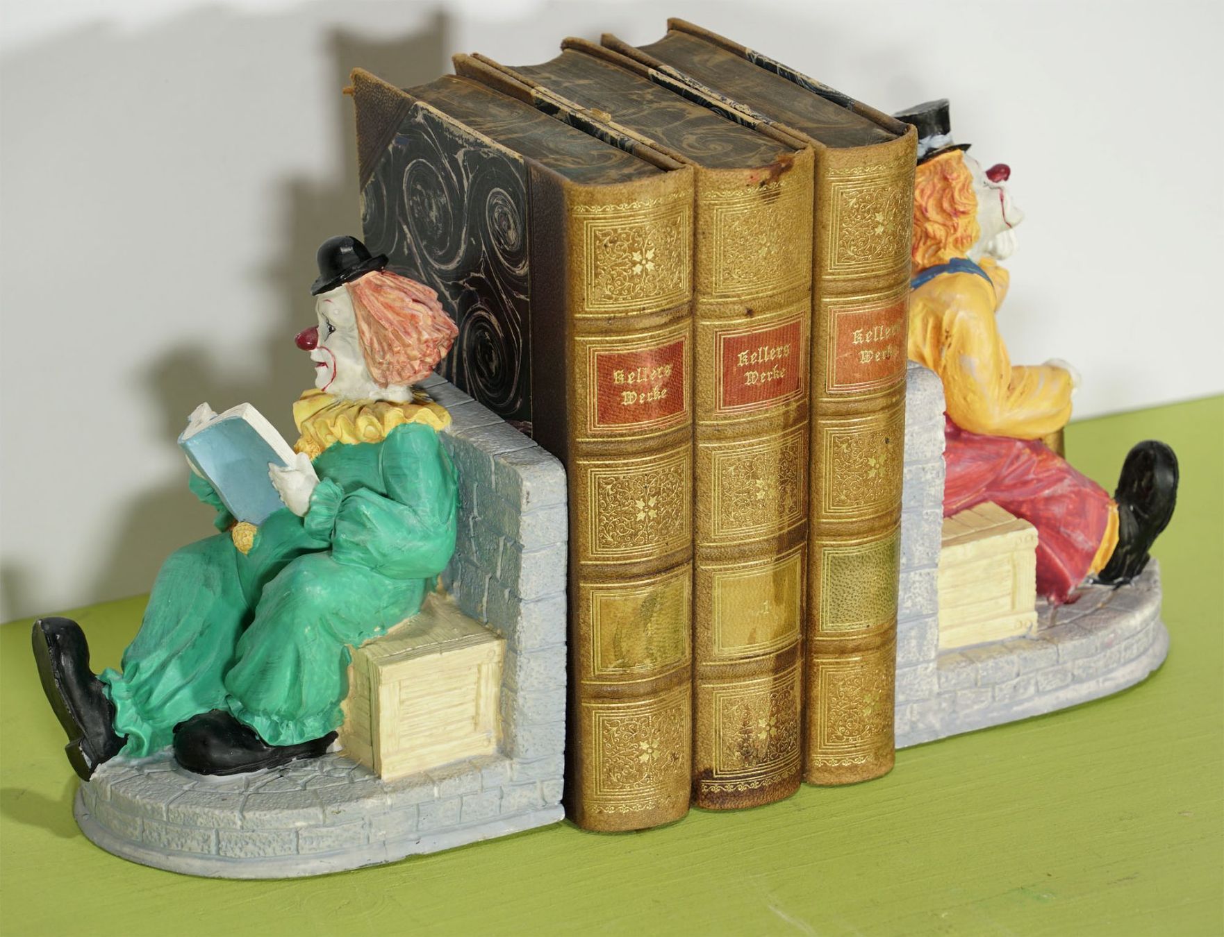 Altro in Decorazioni & Accessori: Paar Clowns Buchstützen – Usato da Meggen venduto da Brockitare 8