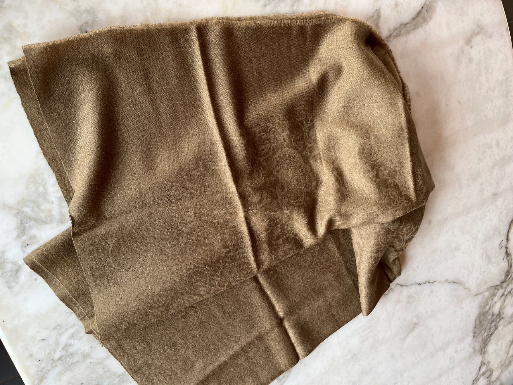 Foulards, Tücher & Schals: Schal, 100% Wolle, beige, – Neu (gemäss Beschreibung) aus Bern von cubus01 2
