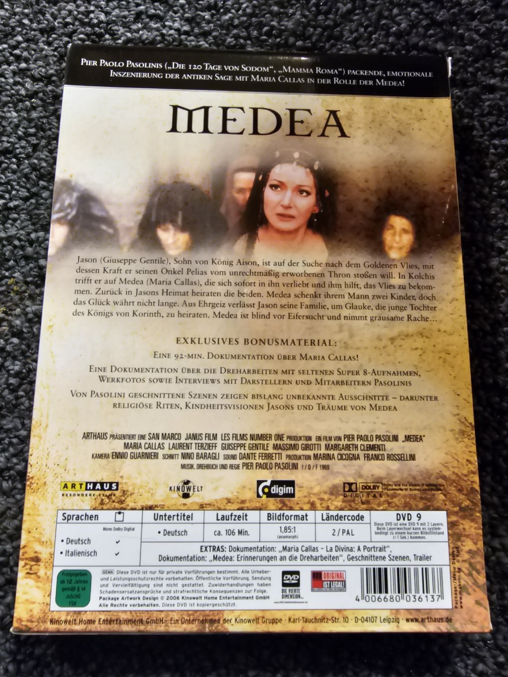 Tutti i DVDs: Medea DVD (20803) – Usato da Ruswil venduto da jan_bxl5 1
