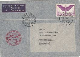Rot Kreuz-Flug 1940, von Fribourg nach Zürich