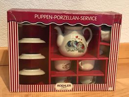 Puppen Porzellan Service