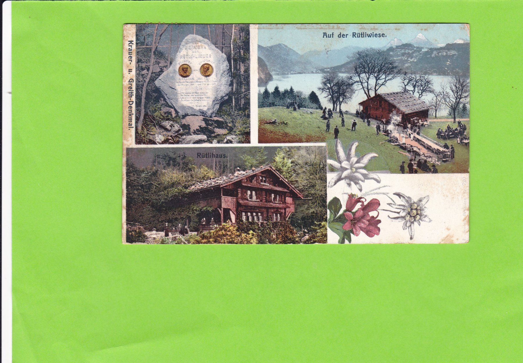 Cartoline postali: Rütliwiese – Usato da St. Peterzell venduto da neckertal