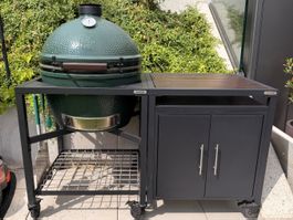 Big Green Egg Keramikgrill XL mit Tisch und Zubehör, n...