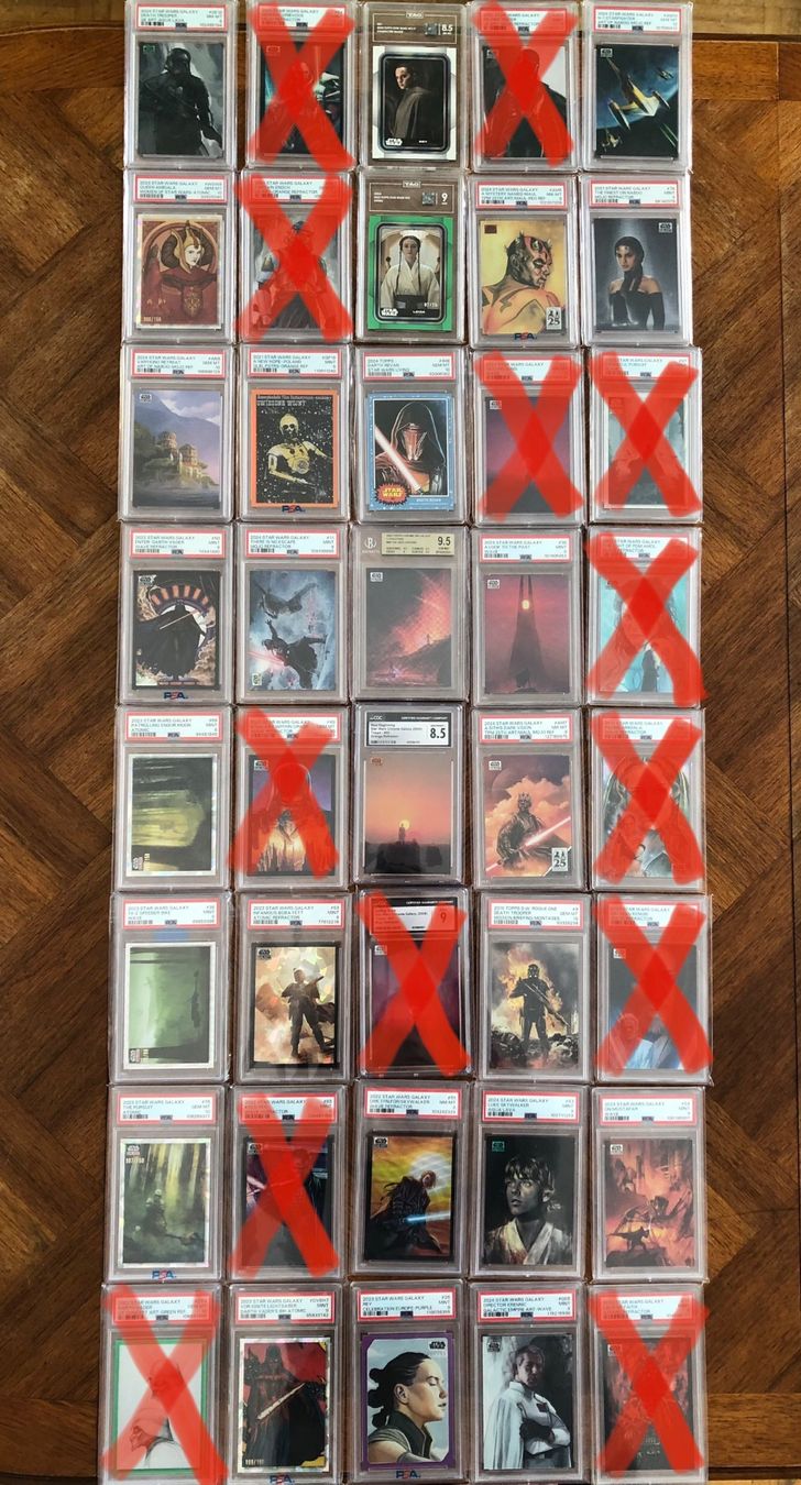 Topps Carte collezionabili: PSA/BGS/CGC Serialized cards Topps Star Wars Chrome Galaxy + – Nuovo (secondo la descrizione) da Corsier GE venduto da SWmoderncards