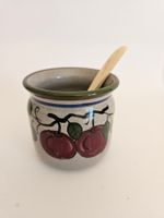 Keramiktopf mit Früchtedekor 7.5 cm  Masa Muralto