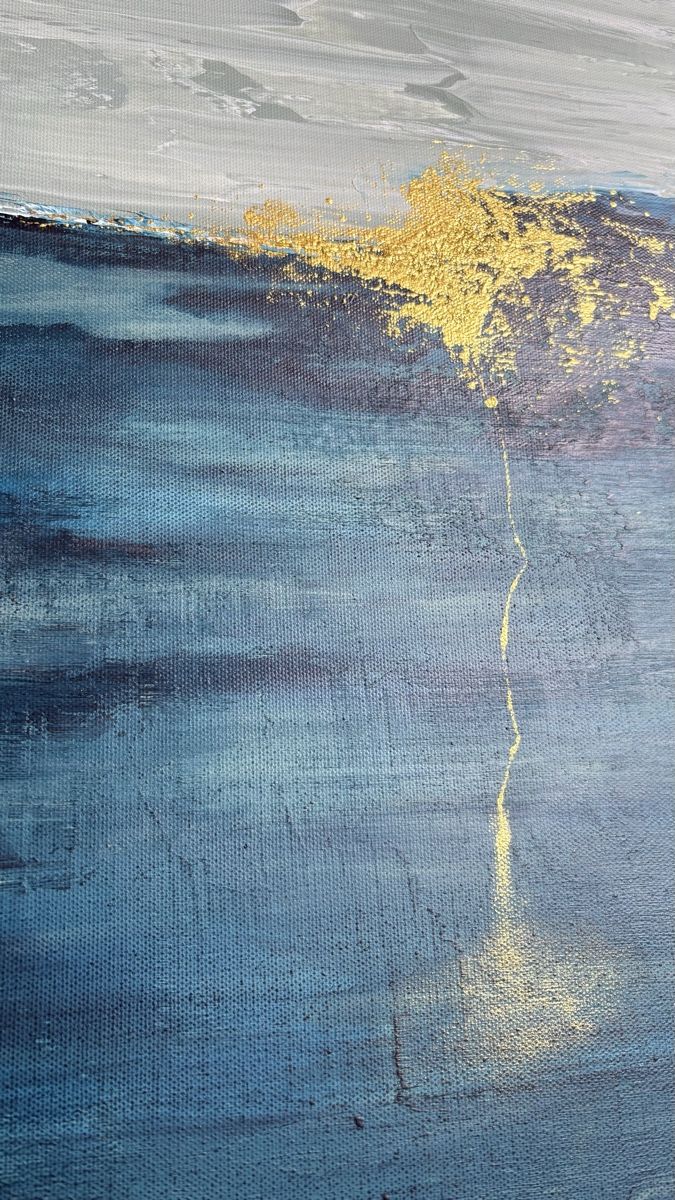 Dipinti: Original abstraktes Acrylbild, 50 x 50 cm – Nuovo e nell'imballaggio originale da Kirchlindach venduto da GeibKeller 2