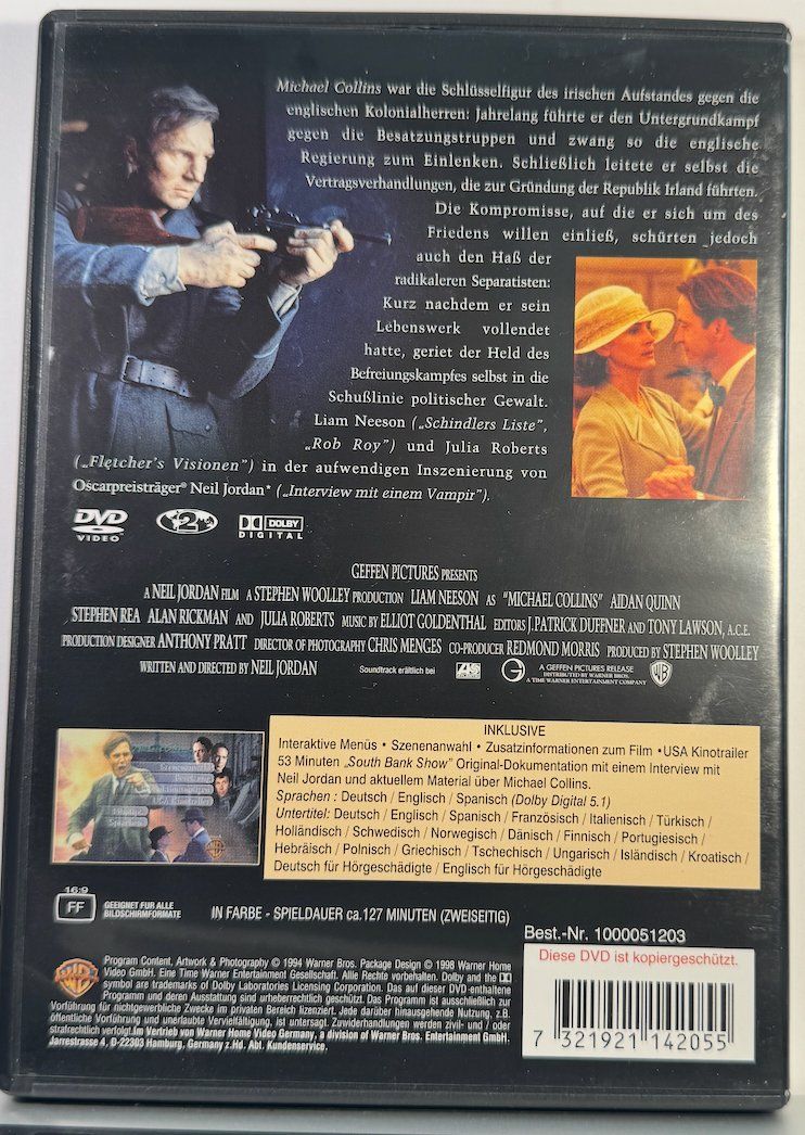 Tutti i DVDs: DVD MICHAEL COLLINS – Usato da Wisen venduto da gigisna 2
