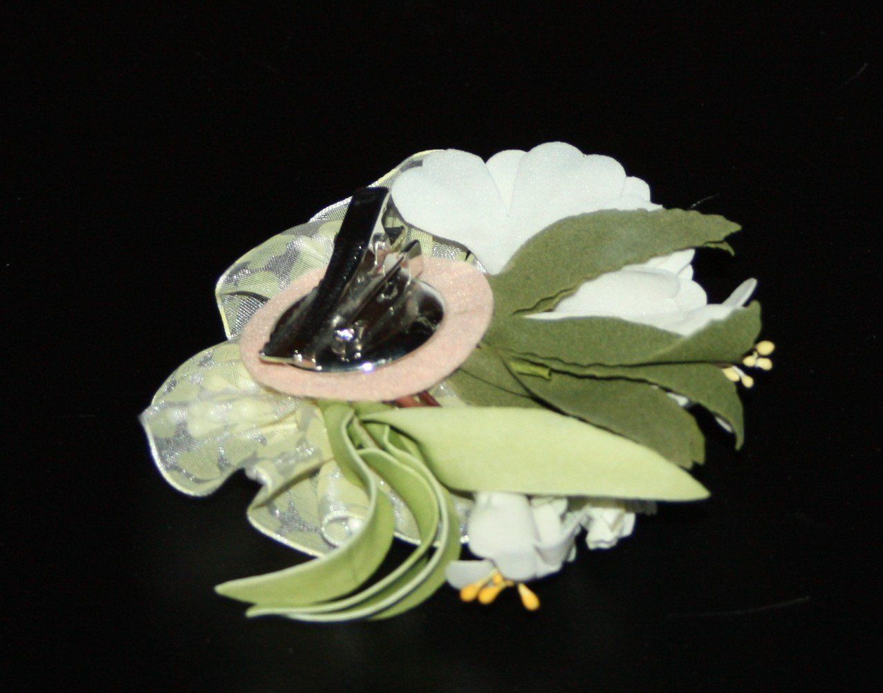 Accessori per capelli: Brosche Haarschmuck gelb-grün romantisch – Usato da Flüelen venduto da Diversicum-Shop 2