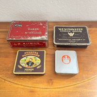 Alte Zigarren Tabak Blechdose Vintage Reklame Blech Dose