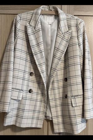 Blazer von H&M, Grösse 40, kariert