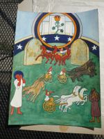Ines Brunold Kirche Kunst Aquarell Offenbarung neu Testament