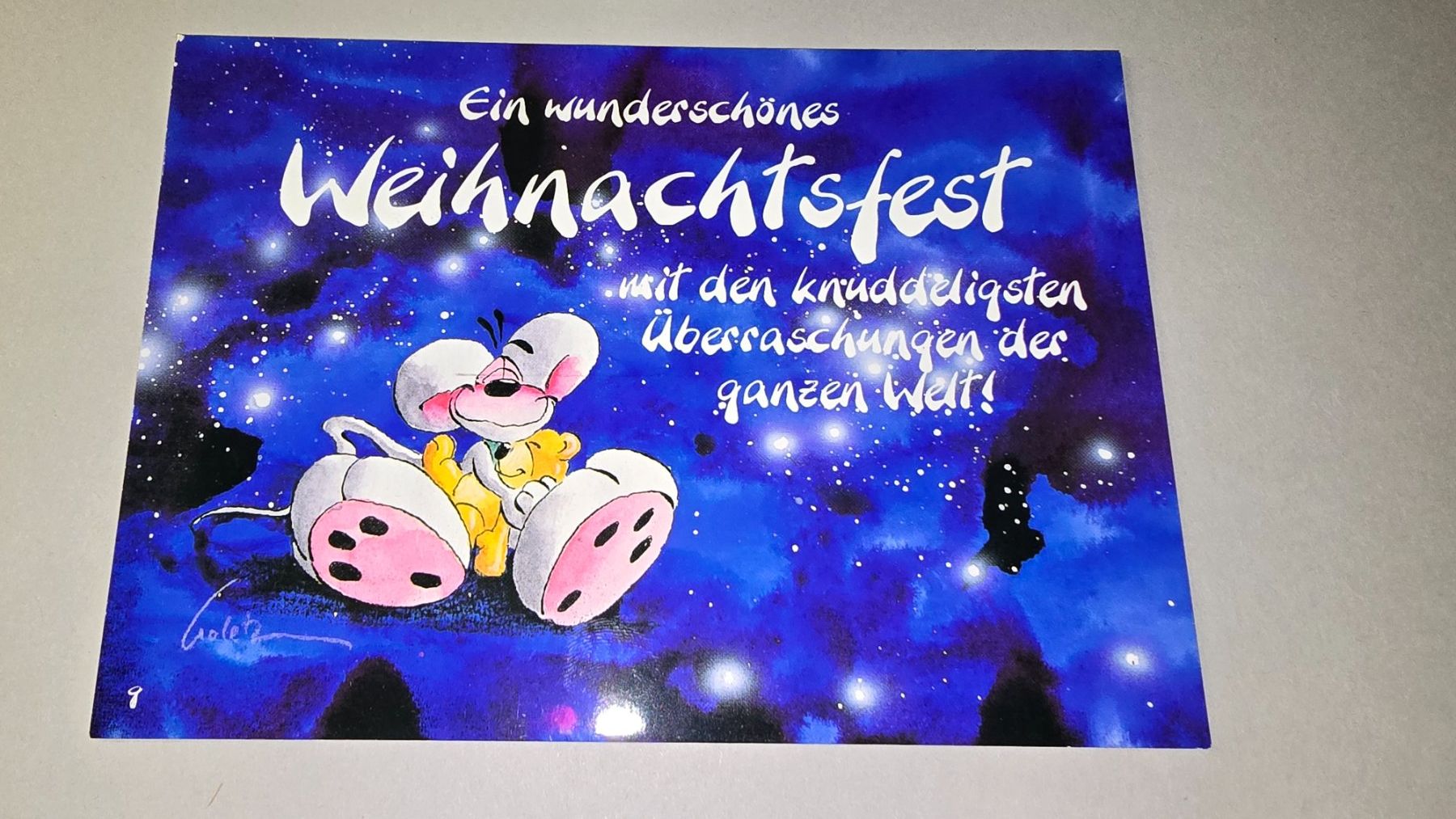 Cartes: Diddl Weihnachtskarte 9c  Rarität – D'occasion à wallisellen par funkelsternchen5
