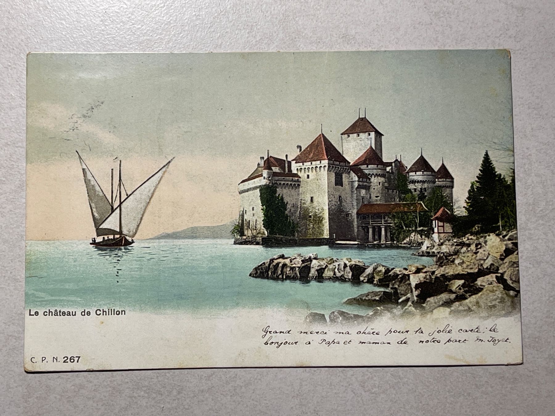 Cartoline postali: Schloss Chillon, Montreux – Usato da Strengelbach venduto da Aschatan5