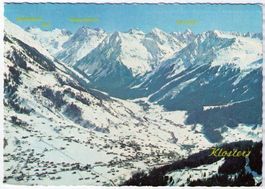 Klosters mit Silvrettagruppe