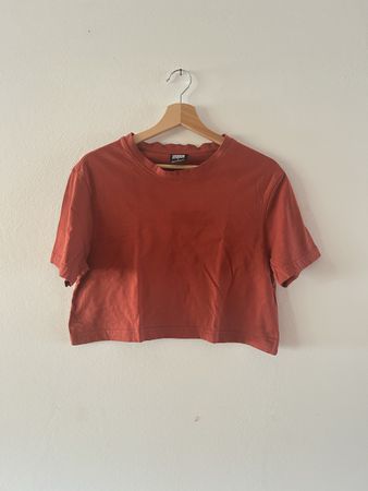 Cropped Baumwoll Shirt von Urban Classics