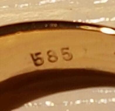 Anelli: Gelbgoldring, mit 5 schönen Brillanten – Nuovo (secondo la descrizione) da Unterägeri venduto da Altgoldschmuck 4