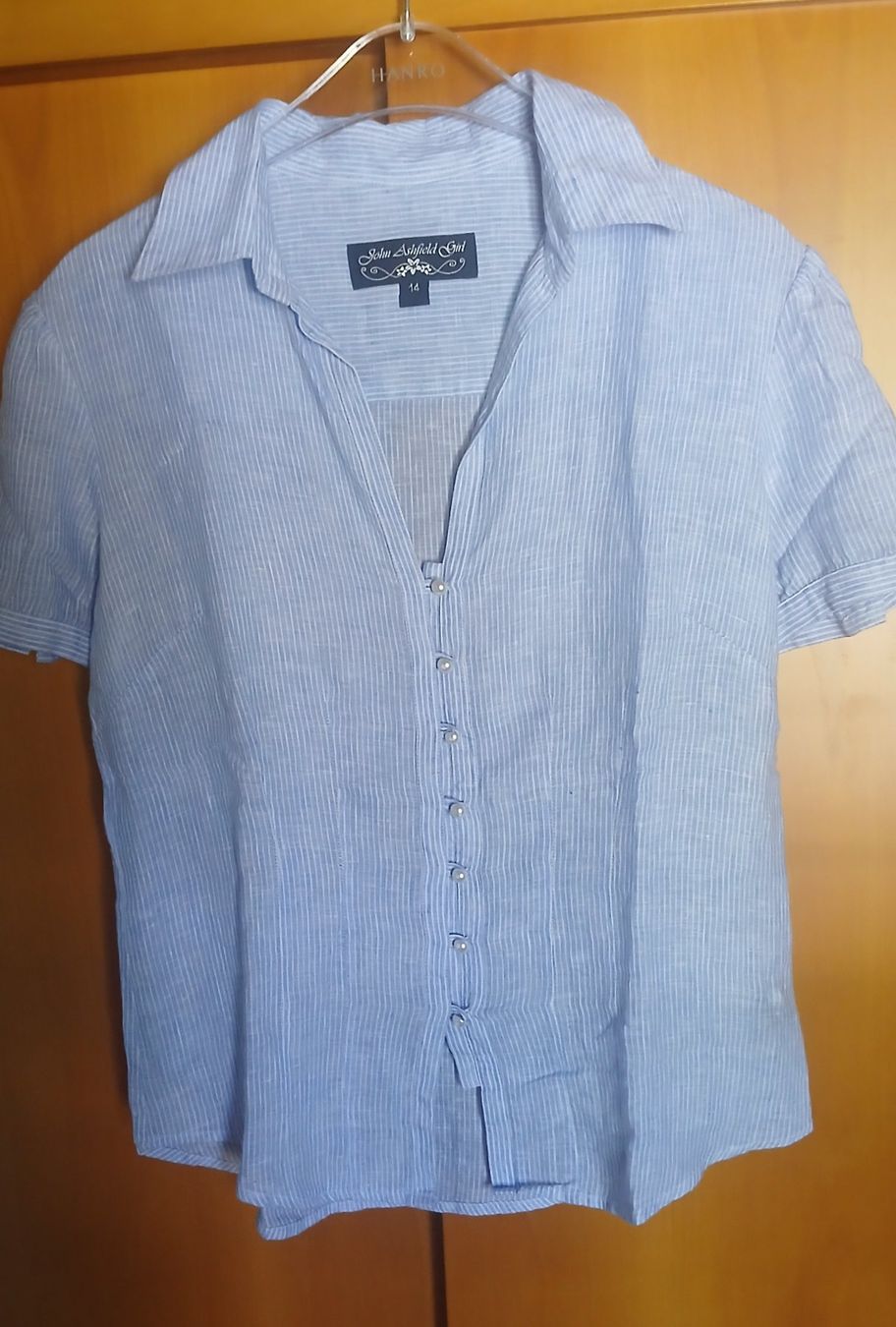Blusen: JOHN ASHFIELD DAMEN LEINEN BLUSE GRÖSSE 40 – Neu (gemäss Beschreibung) aus Villa Luganese von luxlady