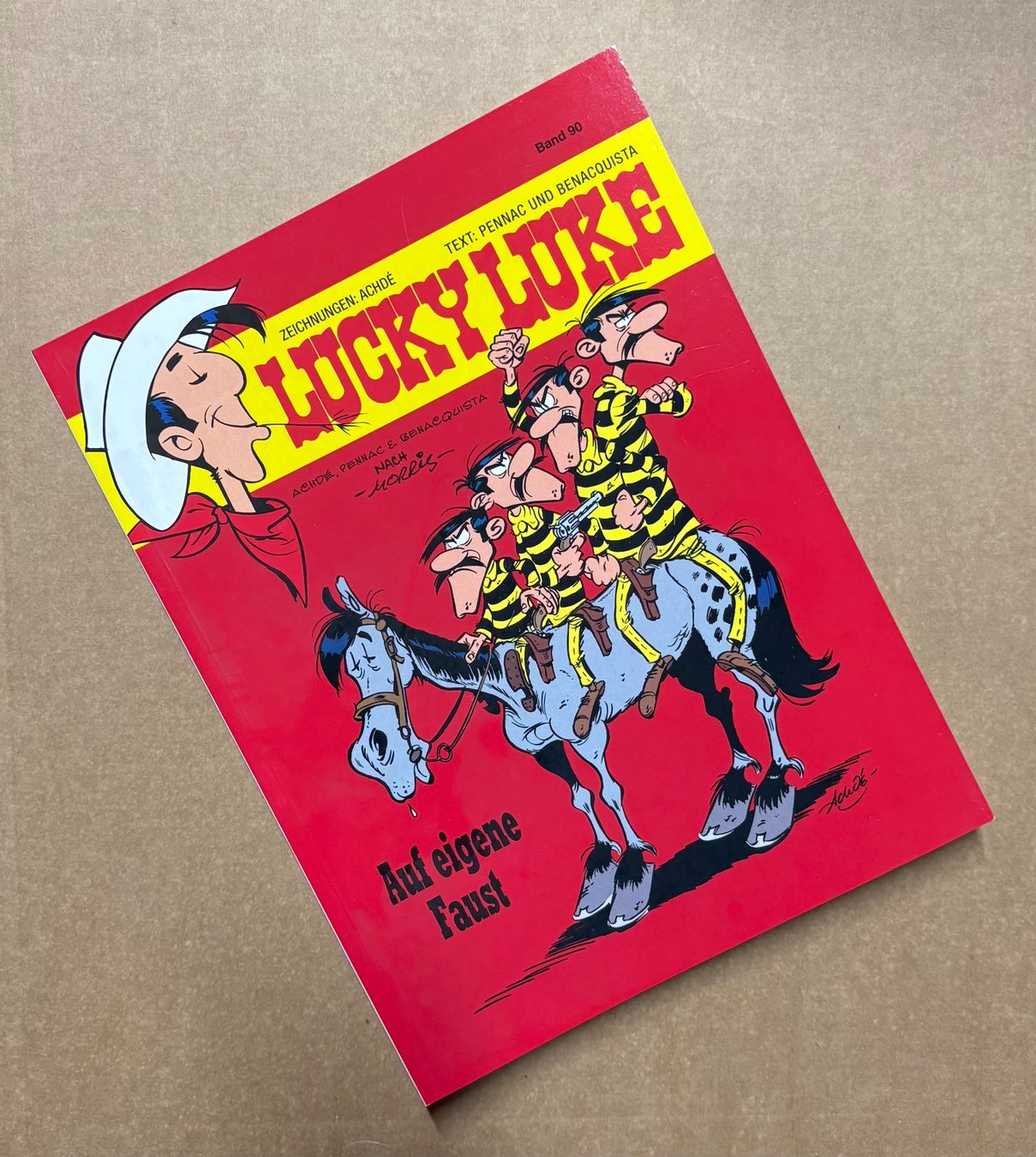 Fumetti: Lucky Luke - Auf eigene Faust, Band 90, Comic Klassiker – Usato da Attelwil venduto da World_of_Comics