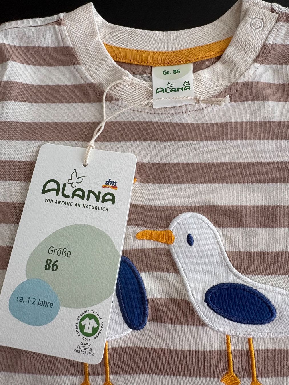 Camicie, Top & T-shirt: Neu! T-Shirt Grösse 86 mit Möwe – Nuovo e nell'imballaggio originale da Wohlen AG venduto da kissne4 1
