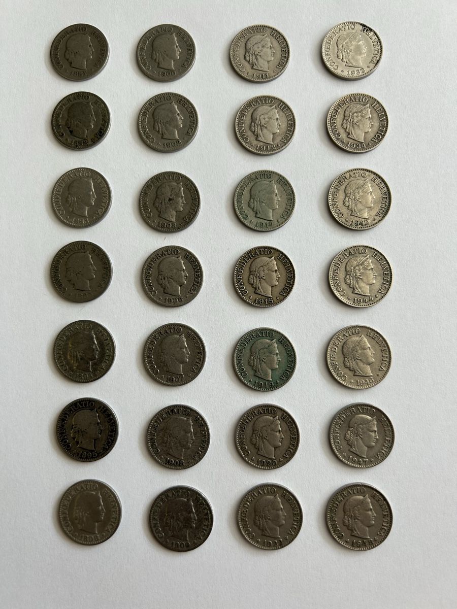 Toutes les monnaies: Highlight Lot 10 Rappen ab 1881 – D'occasion à Büttikon AG par Rcook