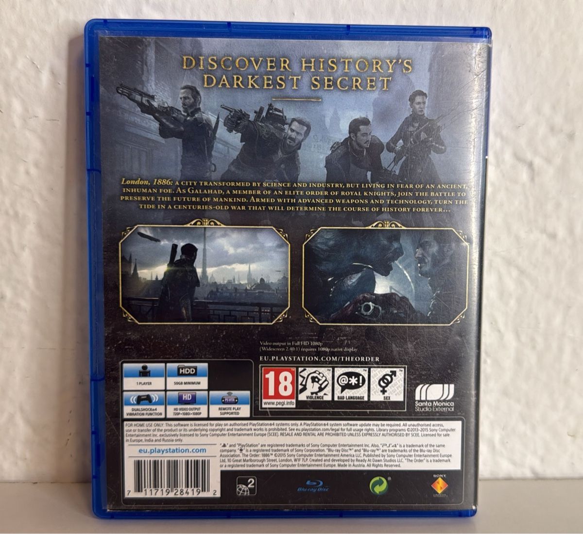 Sony Spiele: The Order 1886 PS4/PS5 Game - Good Condition! – Gebraucht aus Ehrendingen von bubulence 1