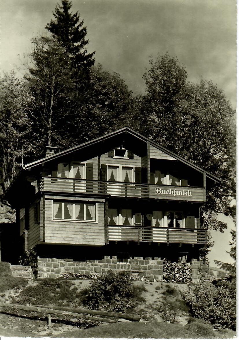 Cartes postales: Pension Buchfinkli Braunwald – D'occasion à Hochdorf par Ziegel-16