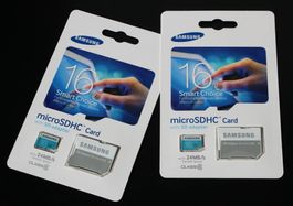 2x Samsung microSDHC 16GB (SD Karte / microSD / Speicher)