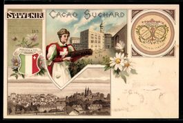 Litho Neuchatel, Reklame für Cacao Such