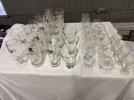 Lot de divers verre à alcool 