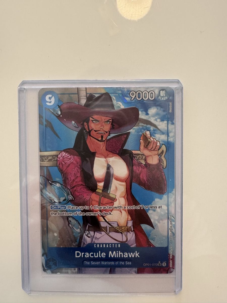 Bandai Carte collezionabili: Dracule Mihawk - OP01-070 – Nuovo (secondo la descrizione) da Seon venduto da baeruu