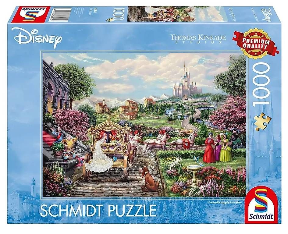 Puzzle: Schmidt Puzzle Cinderella 1000 Teile von Thomas Kinkade – Usato da Konolfingen venduto da Honey870