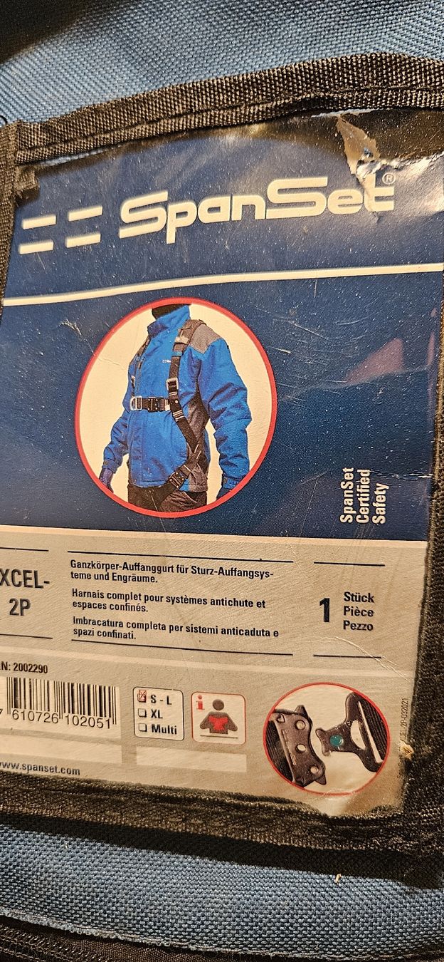 Petzl Attrezzatura di sicurezza: SpanSet Auffanggurt Sentinel II L-XL  – Nuovo e nell'imballaggio originale da Baar venduto da Vel...Baar45 9