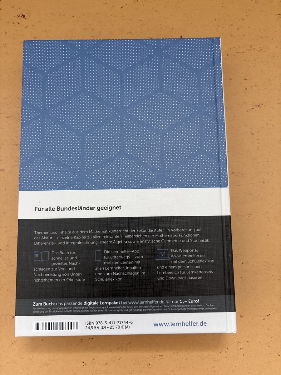Libri: Duden Basiswissen Abitur Mathematik – Nuovo (secondo la descrizione) da Zürich venduto da del_gdm2 1