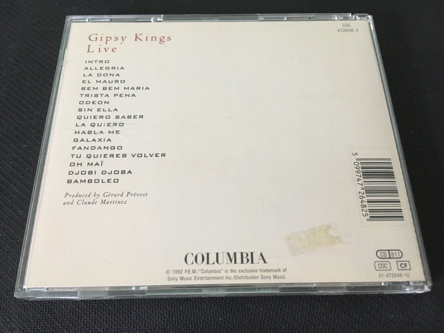 CD: Gipsy Kings - Live -CD- – Usato da St.Gallen venduto da MedienJoe 1