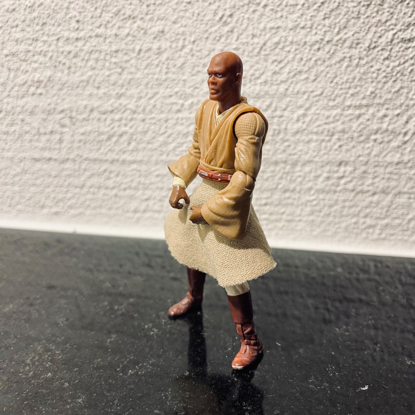 Hasbro Statuette: Hasbro Star Wars Mace Windu Actionfigur – Usato da Reinach BL venduto da Graphix 2