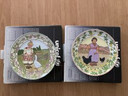 2 UNICEF Teller Heinrich Villeroy & Boch neu in Box