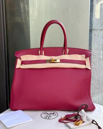 Original HERMĒS Birkin 35 Togo H55 Gold Hardware (2010)