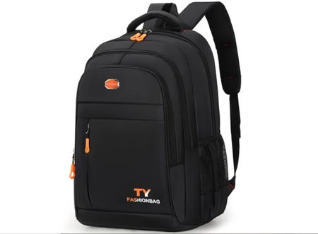 Sac à dos noir, idéal pour l'école ou les voyages!