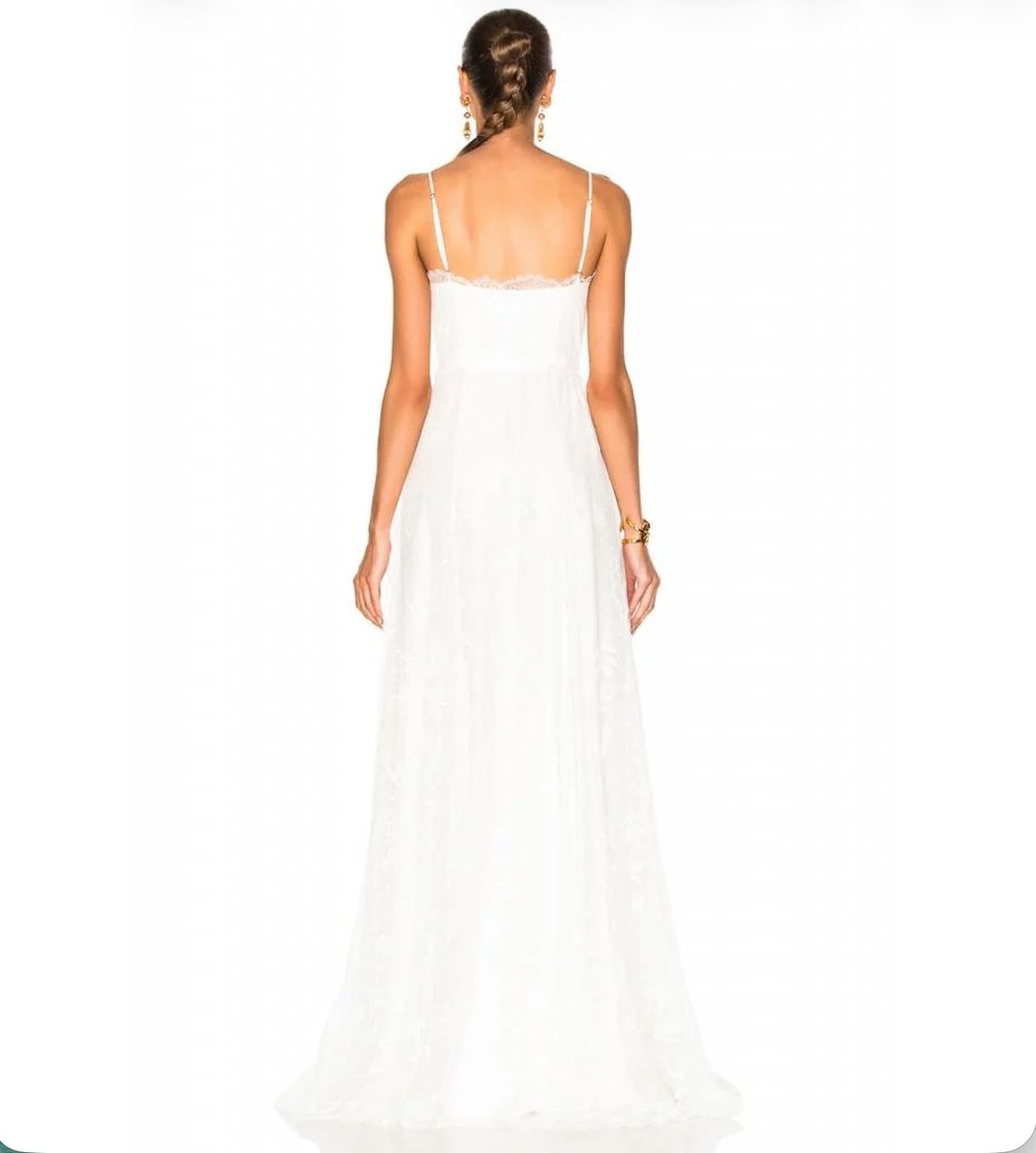 Vestiti: HOUGHTON LANGES SPITZENKLEID "KATIE" MIT ZIPFELSAUM – Usato da Altendorf venduto da Ro 2