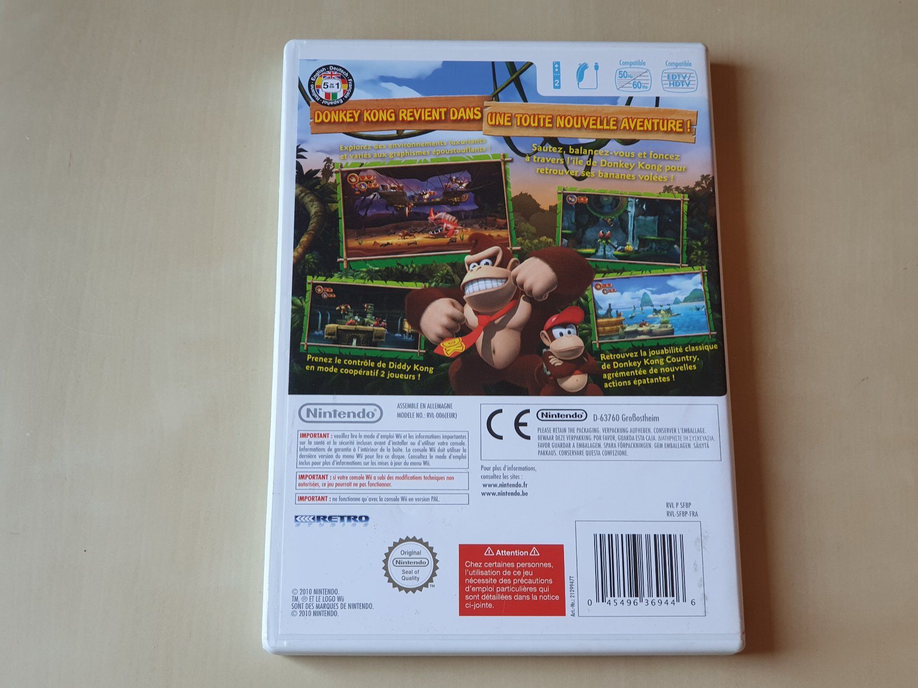 Nintendo Giochi: Donkey Kong Returns – Usato da Stansstad venduto da collectorsshop 1