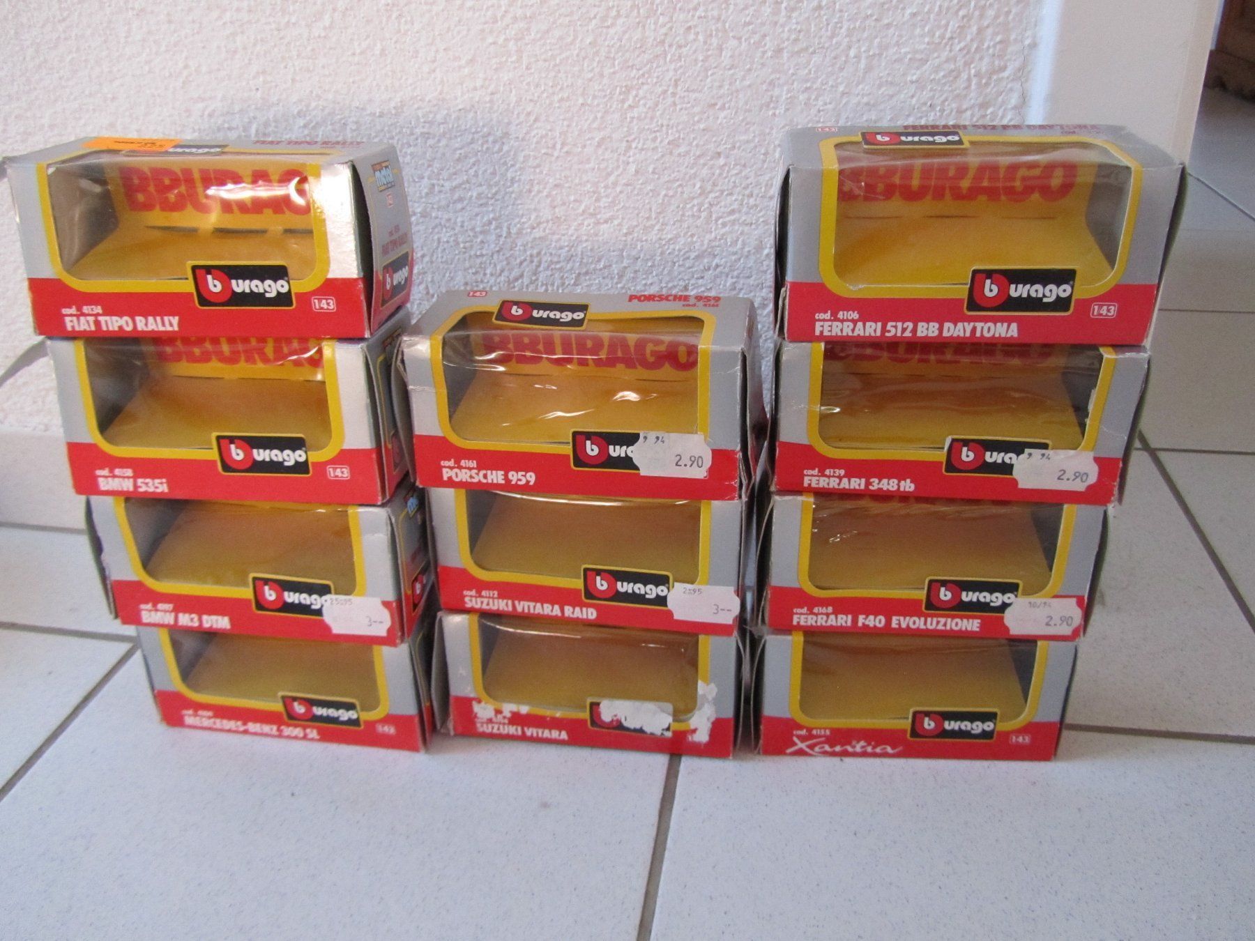 Bburago Modellini d'auto: Leere Burago Originalverpackungen, Mst 1:43 – Usato da Weiningen ZH venduto da dietsch57