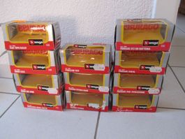 Leere Burago Originalverpackungen, Mst 1:43
